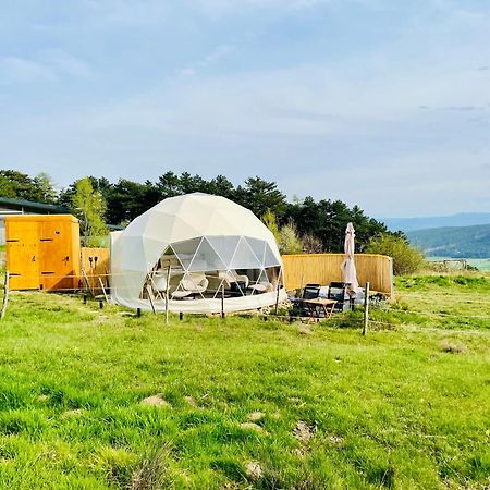 Hotel Glamping Hohe Wand - Zelt Mit Sternenfenster Und Whirlpool Maiersdorf Exterior foto