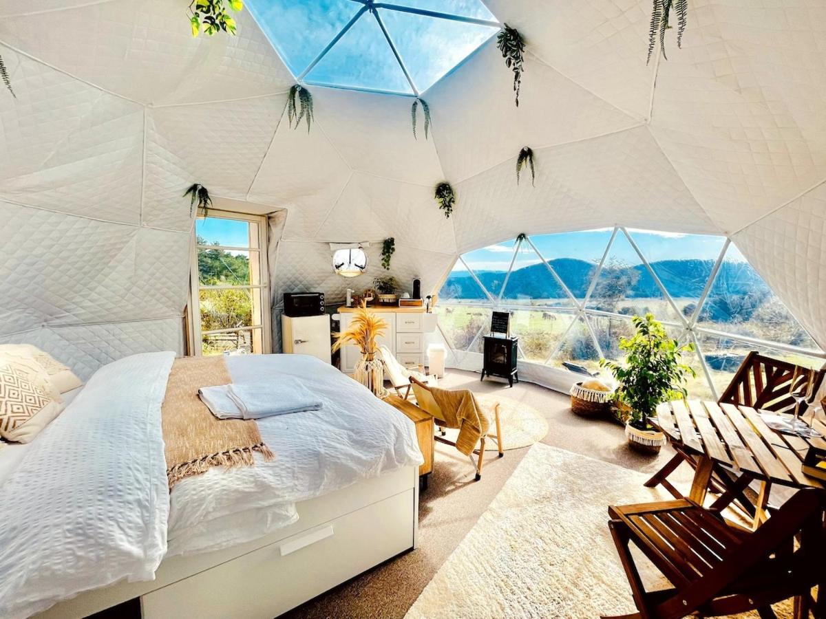 Hotel Glamping Hohe Wand - Zelt Mit Sternenfenster Und Whirlpool Maiersdorf Exterior foto