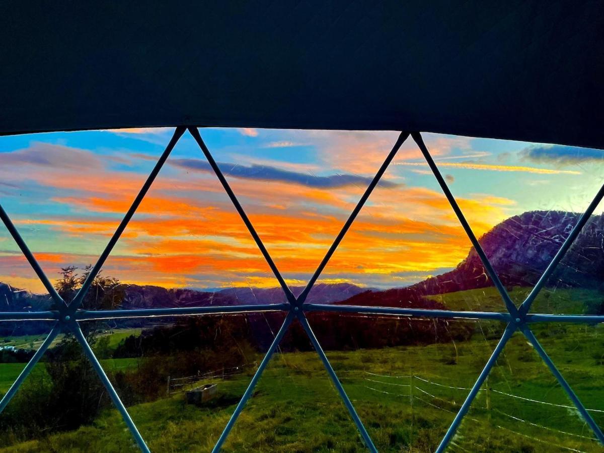 Hotel Glamping Hohe Wand - Zelt Mit Sternenfenster Und Whirlpool Maiersdorf Exterior foto